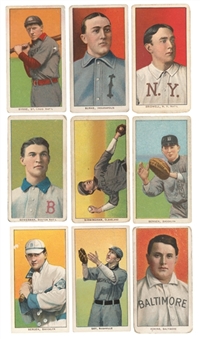 1909-11 T206 White Borders Collection (40 Different) – Including Two Horizontal Poses and a Southern Leaguer